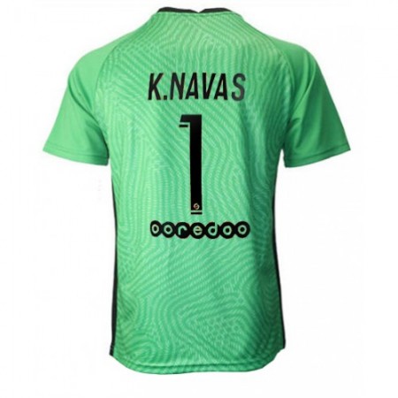 Billiga Fotbollströjor Paris Saint-Germain Keylor Navas 1 Målvakt Tredje tröja 2020/21 Kortärmad